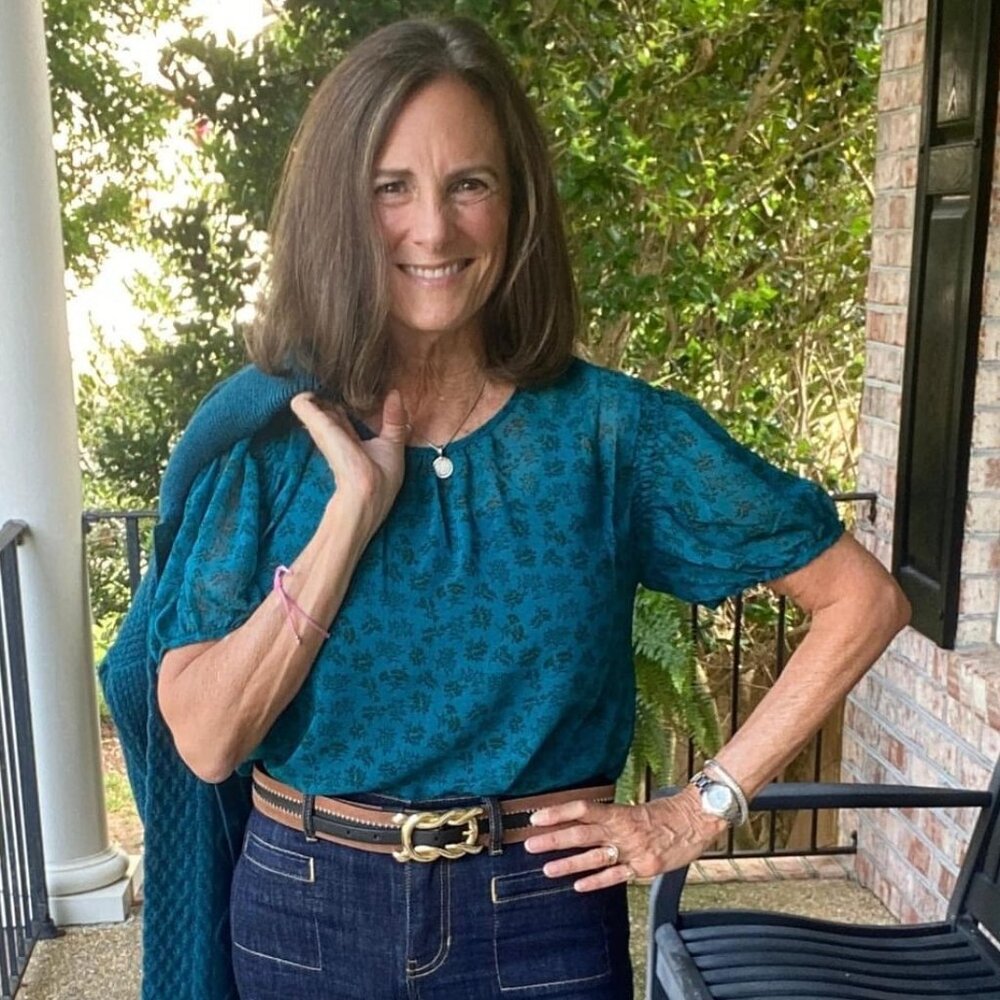 Cabi 4721 Panorama Top Fall 2024 Medium EUC